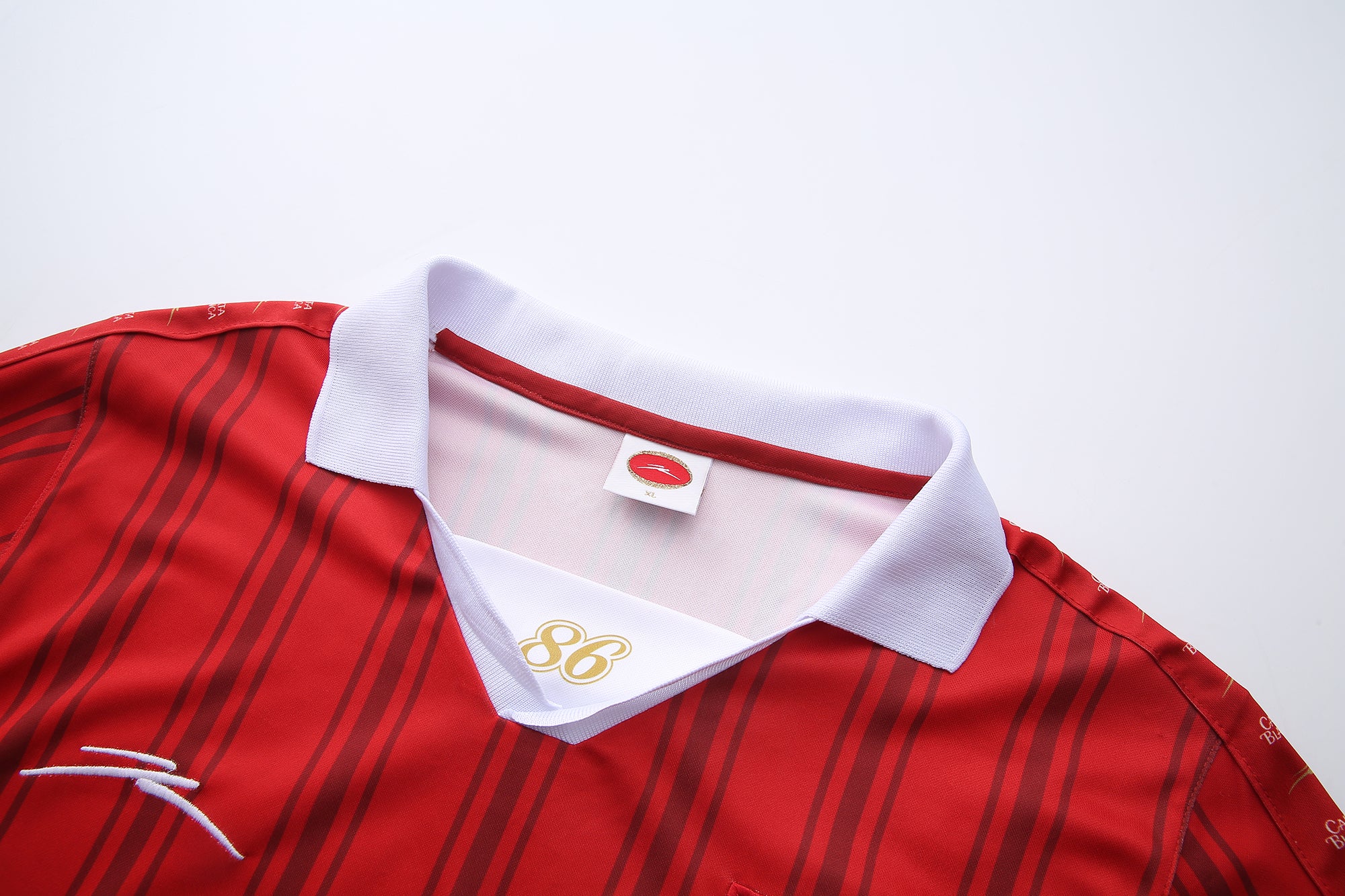 JERSEY "CHIQUITIBUM" 86 X CARTA BLANCA — MANGA LARGA ROJA